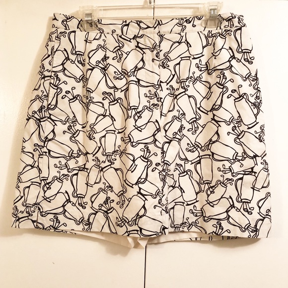 Liz Claiborne Golf Skort with Golf Clubs Print - Picture 1 of 7